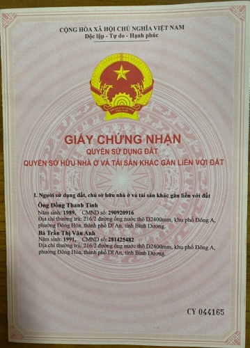 Chính chủ bán lô đất đường số 1 KDC Thuận Giao 24, TP.Thuận An, Bình Dương