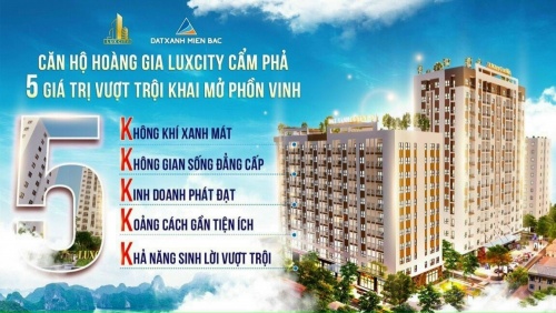 Mở Bán Dự Án Chung cư Luxcity Cẩm Phả, Thành phố Cẩm Phả, Quảng Ninh