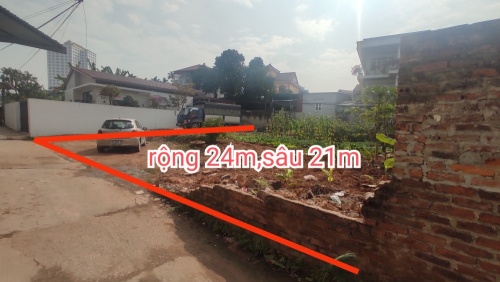 Bán lô đất Vip 400m2m có 2 mặt tiền khu Minh Cầu,p Phan Đình Phùng,tp Thái Nguyên