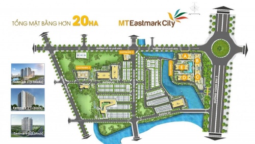 Chính thức booking giai đoạn đầu tiên khu căn hộ MT Eastmark City giá chỉ từ 36 Triệu/m2