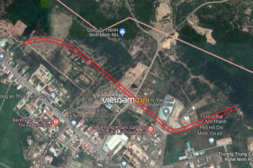 Đường sẽ mở theo quy hoạch ở phường Ninh Hiệp, thị xã Ninh Hòa, tỉnh Khánh Hòa (phần 2)